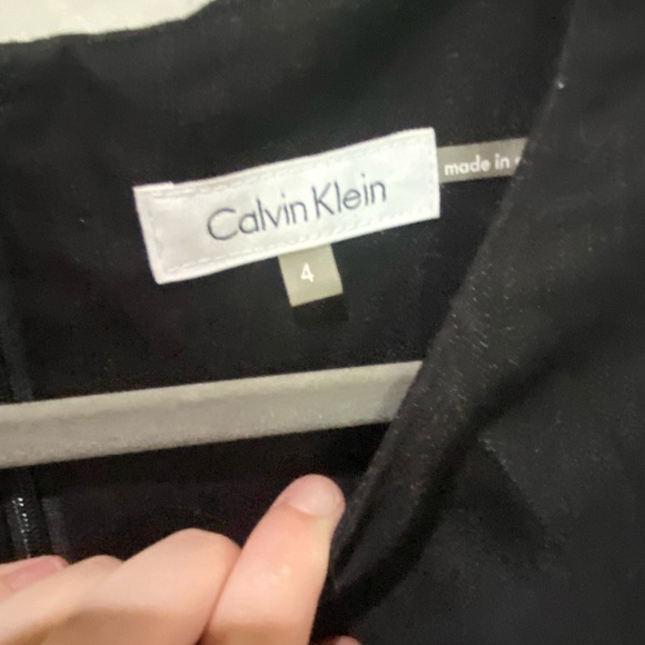 Calvin Klein Classic Black Mini Dress - Picture 2 of 5